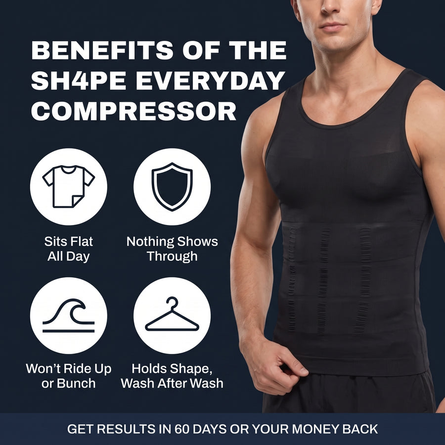 SH4PE™ Everyday Compressor — Replace Your Undershirt Drawer.